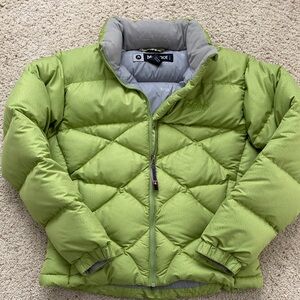 Marmot Down Filled Puffer. Size M. Lime Green.